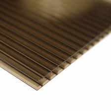 CHAPA DE POLICARBONATO AVEOLAR BRONZE