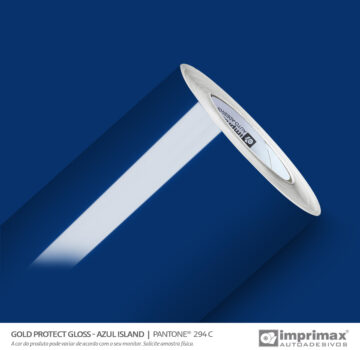 Adesivo automotivo azul island