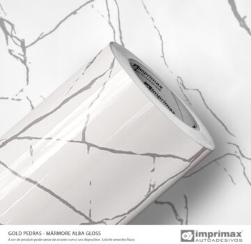 Adesivo decorativo mármore alba gloss