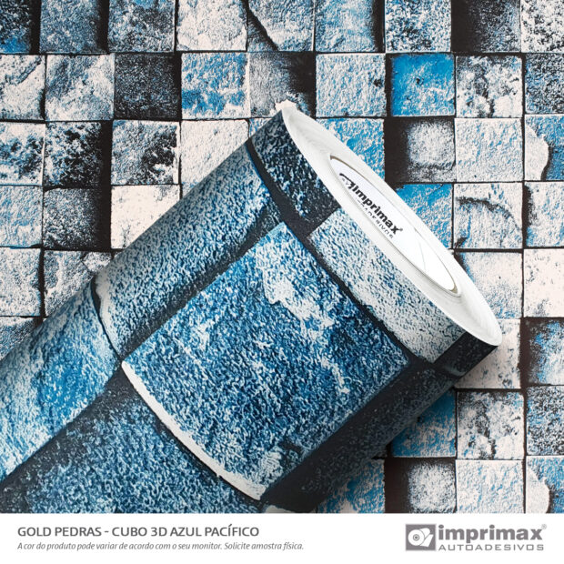 Foto de Adesivo decorativo gold pedras