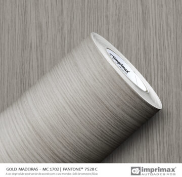Adesivo decorativo gold madeira 7528