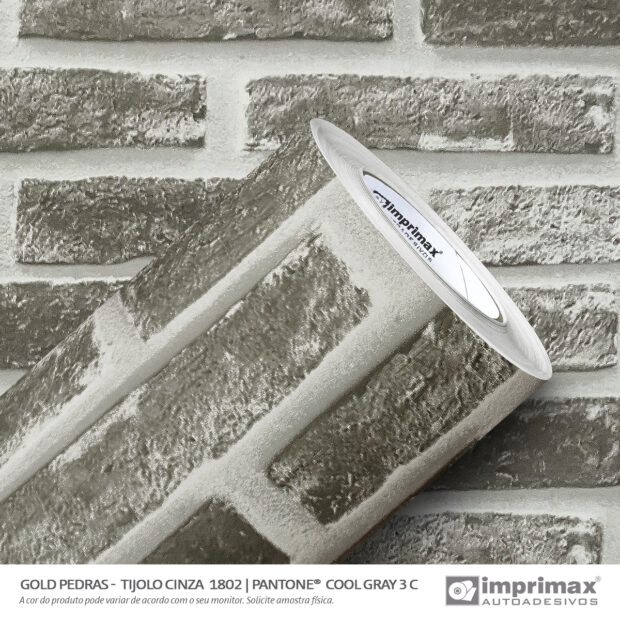 Foto de Adesivo decorativo tijolo cinza